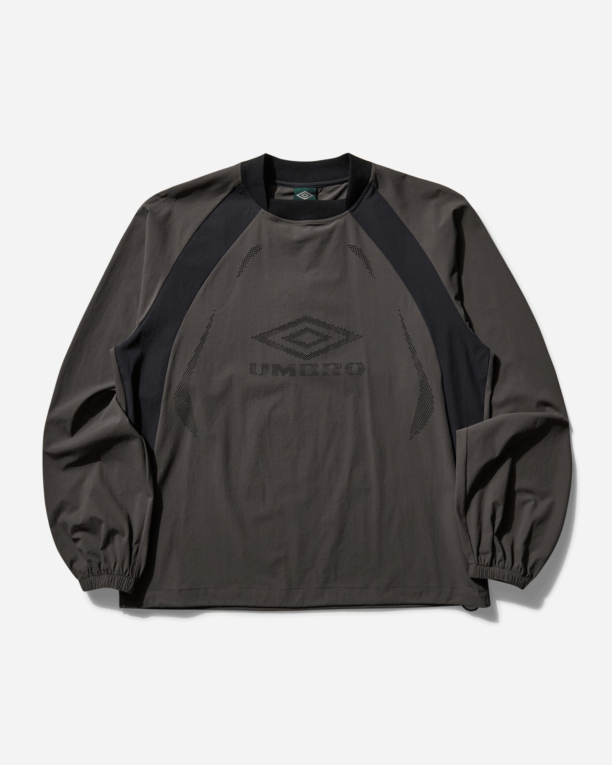 Men's Lasered Nylon Crewneck Top Grey / Black – Slam Jam®