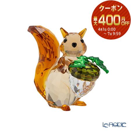 楽天市場】【P10倍・クーポン】スワロフスキー Idyllia リスとどんぐり