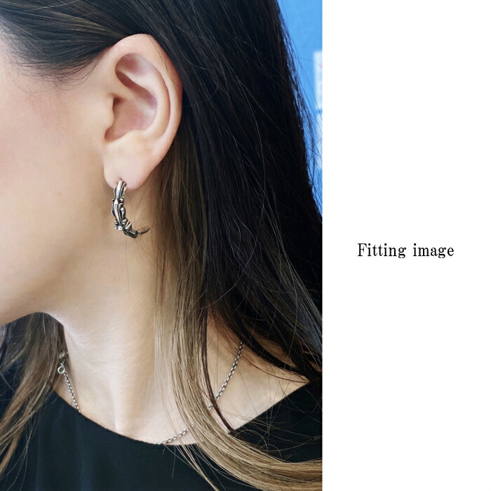 クロムハーツ クロスフープピアス 【公式通販】