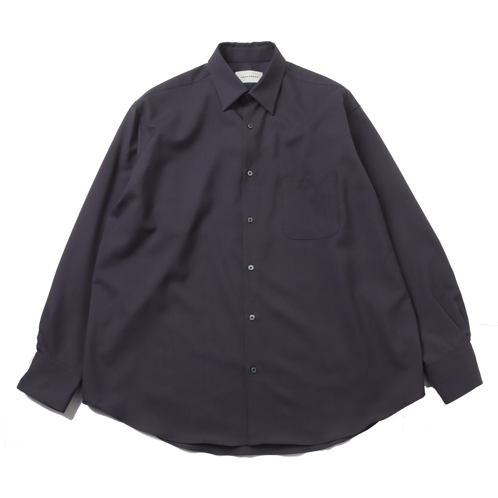 MARKAWARE(マーカウェア) - COMFORT FIT SHIRT ORGANIC WOOL 2/80