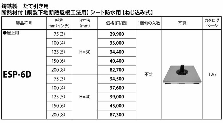 カネソウ 鋼製下地断熱用ルーフドレイン シート防水をお買得な価格で