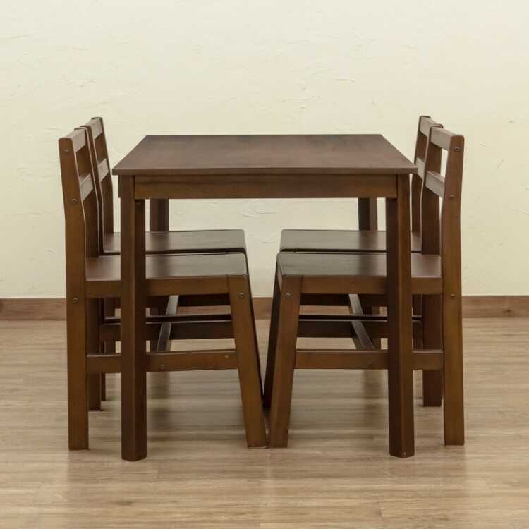 DI-2466 シンプルで安いダイニングテーブル・ダークブラウン