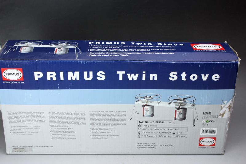 Primus 229094 Twin Stove Sweden - 北欧キャンプストーブとアウトドア
