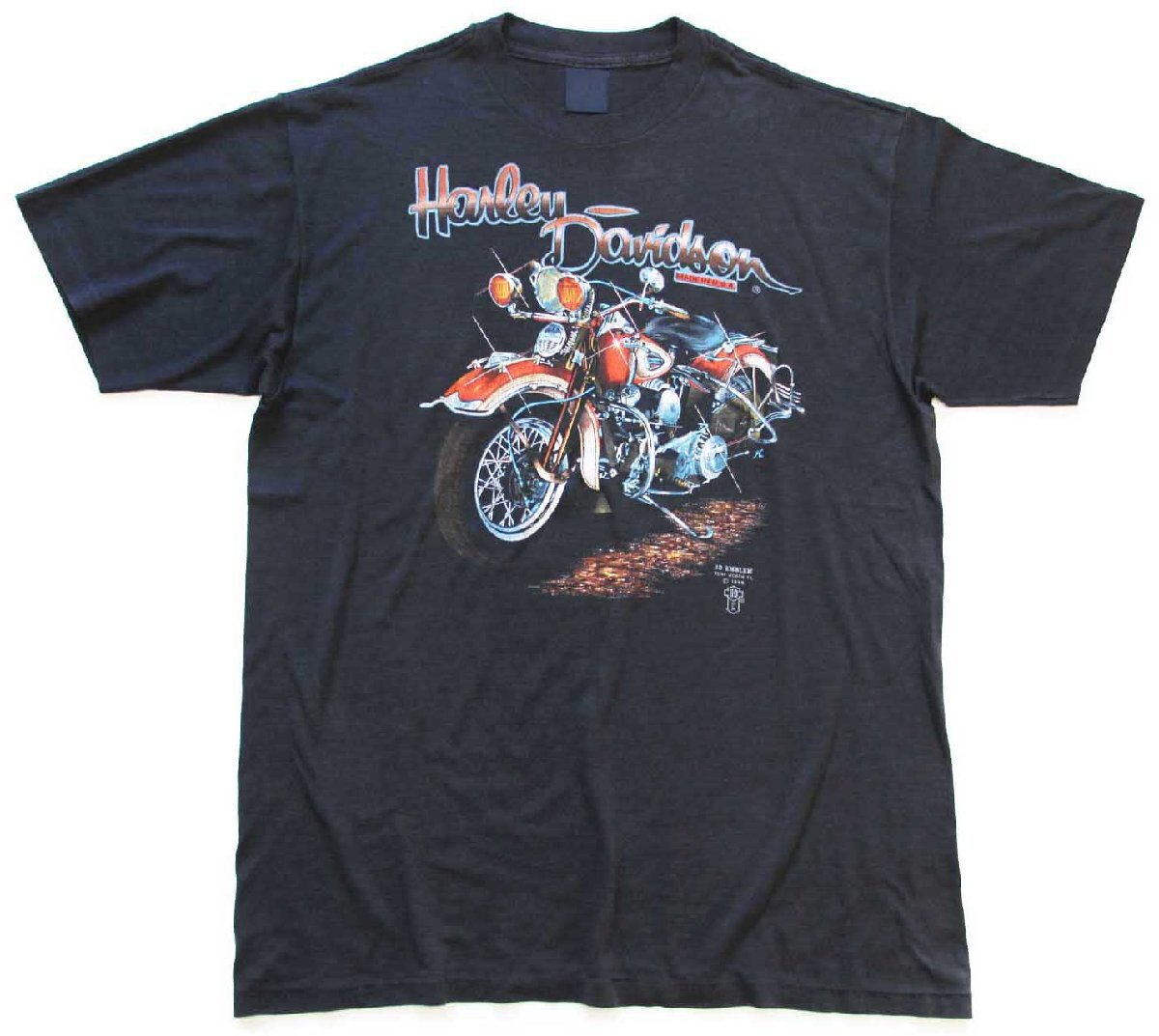 80s USA製 3D EMBLEM HARLEY-DAVIDSON ハーレー ダビッドソン Tシャツ