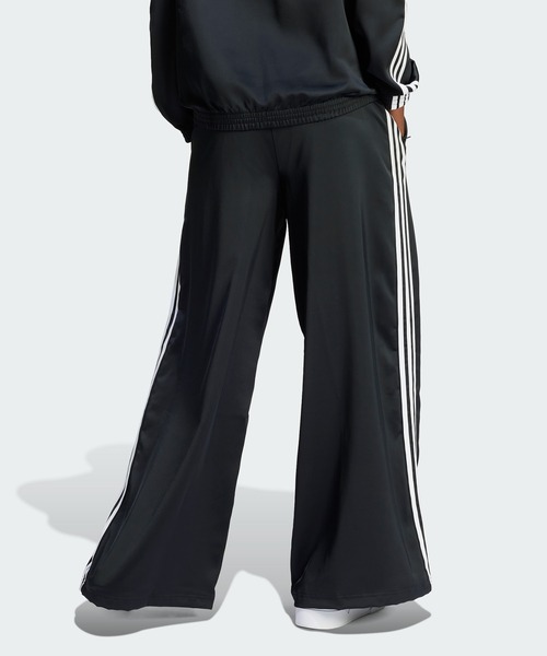 adidas（アディダス） スウェットパンツ ジャージ サテン ワイドレッグ