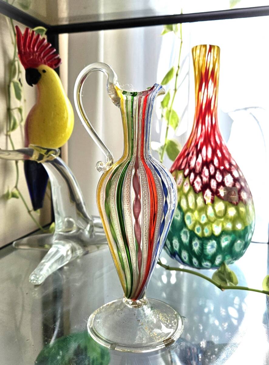 ヴェネチアンガラス べネチアンガラス ムラノ ムラーノ Latticino