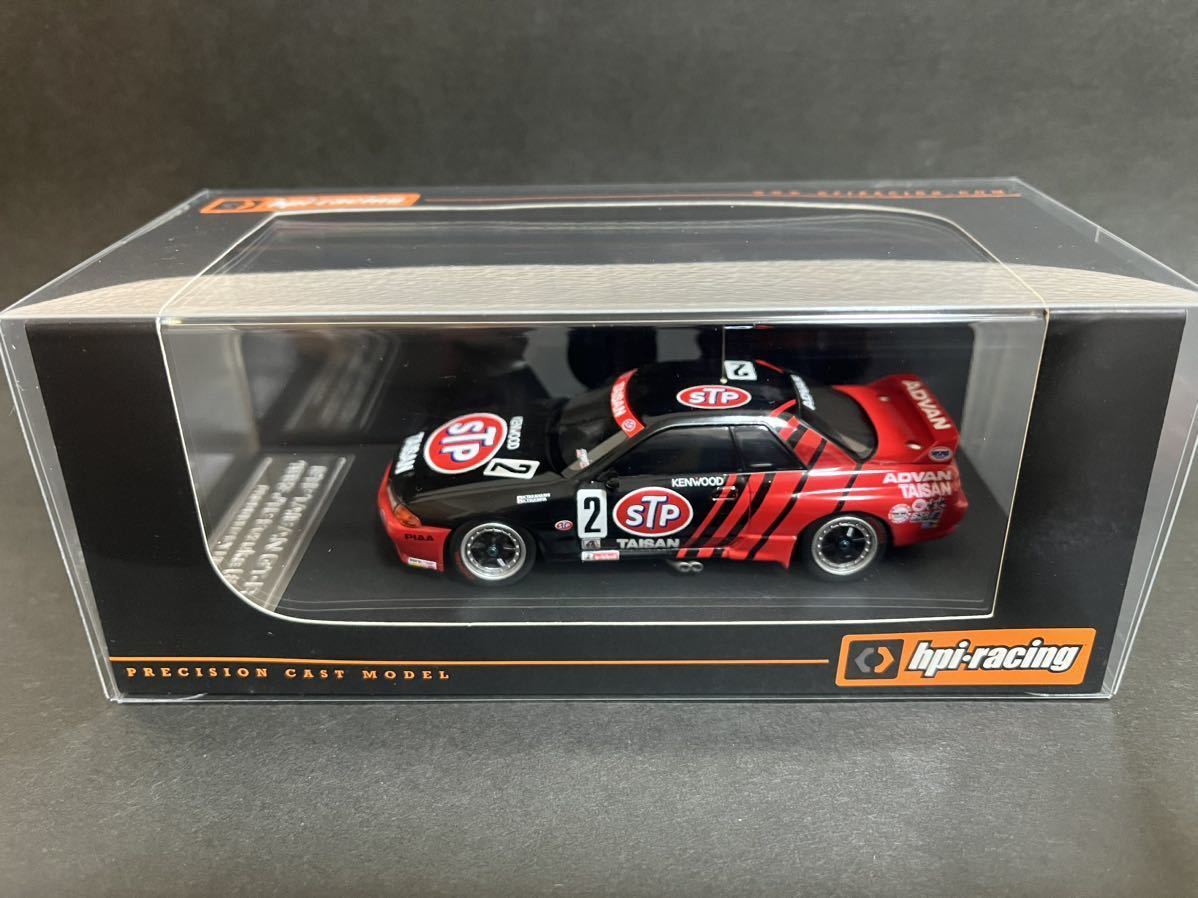 HPI 1/43 HPI 8612 Nissan Skyline GT-R R32 #2 1993 STP TAISAN ADVAN JTC