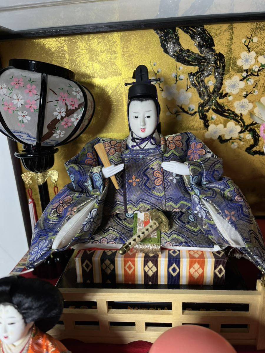 ガラス雛人形特大サイズ展示品