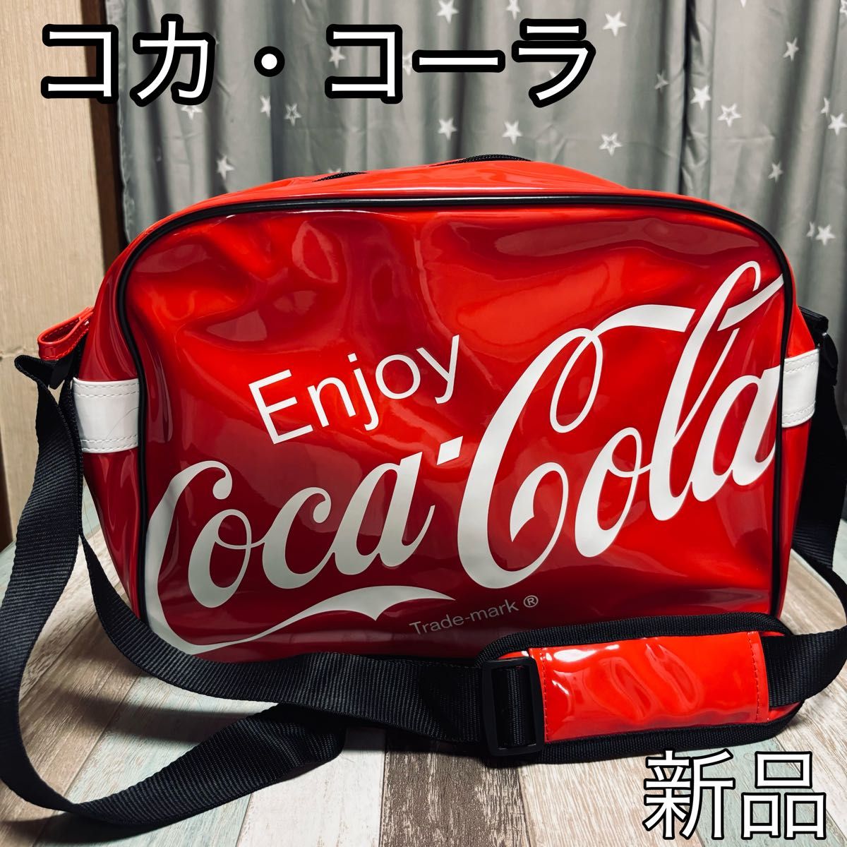 コカ・コーラ エナメルショルダーバッグ スポーツバッグ 赤｜Yahoo