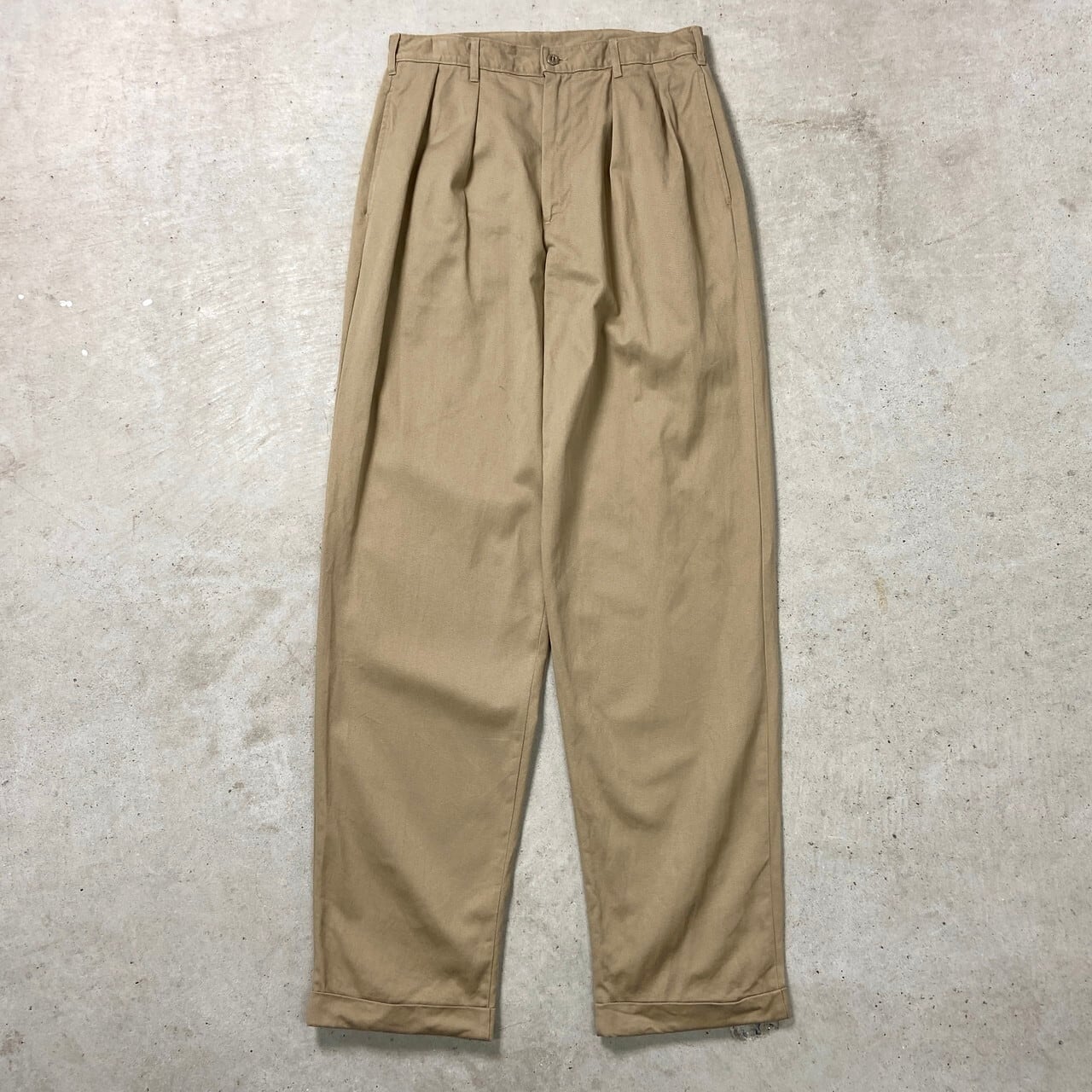 90年代 USA製 J.CREW ジェイクルー チノパンツ 2タック 巨人タグ