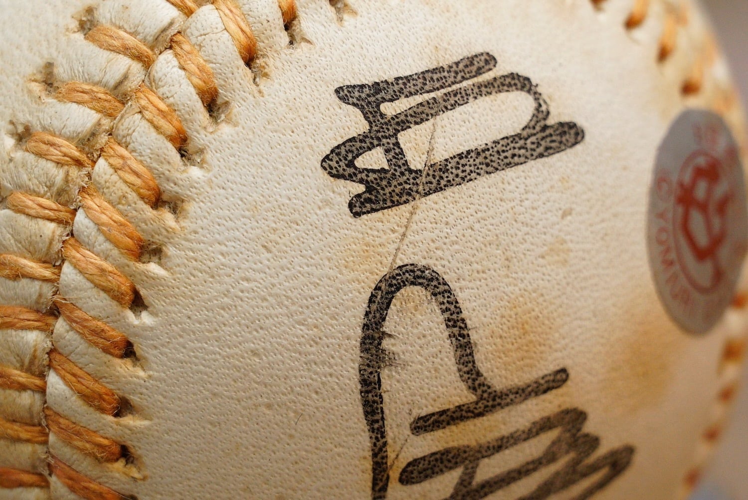 3252J 王貞治 サインボール（プリント） 読売ジャイアンツ 巨人軍 プロ