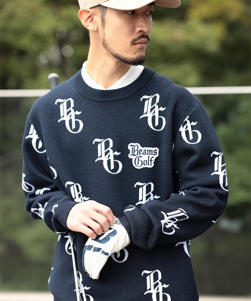 BEAMS GOLF（ビームスゴルフ）の「〈MEN〉ORANGE LABEL / NYロゴ 総柄