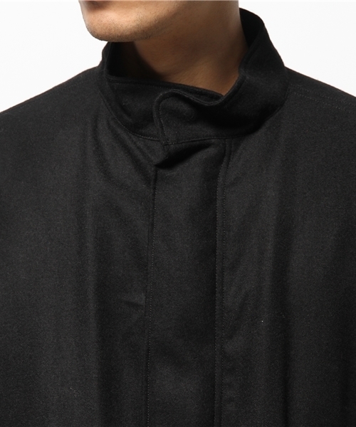 m's braque（エムズブラック）の「MS BRAQUE ノーカラーモッズコート