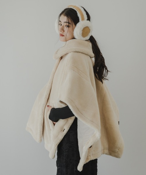 セール】テディベアポンチョコート（ポンチョ）｜rectangle