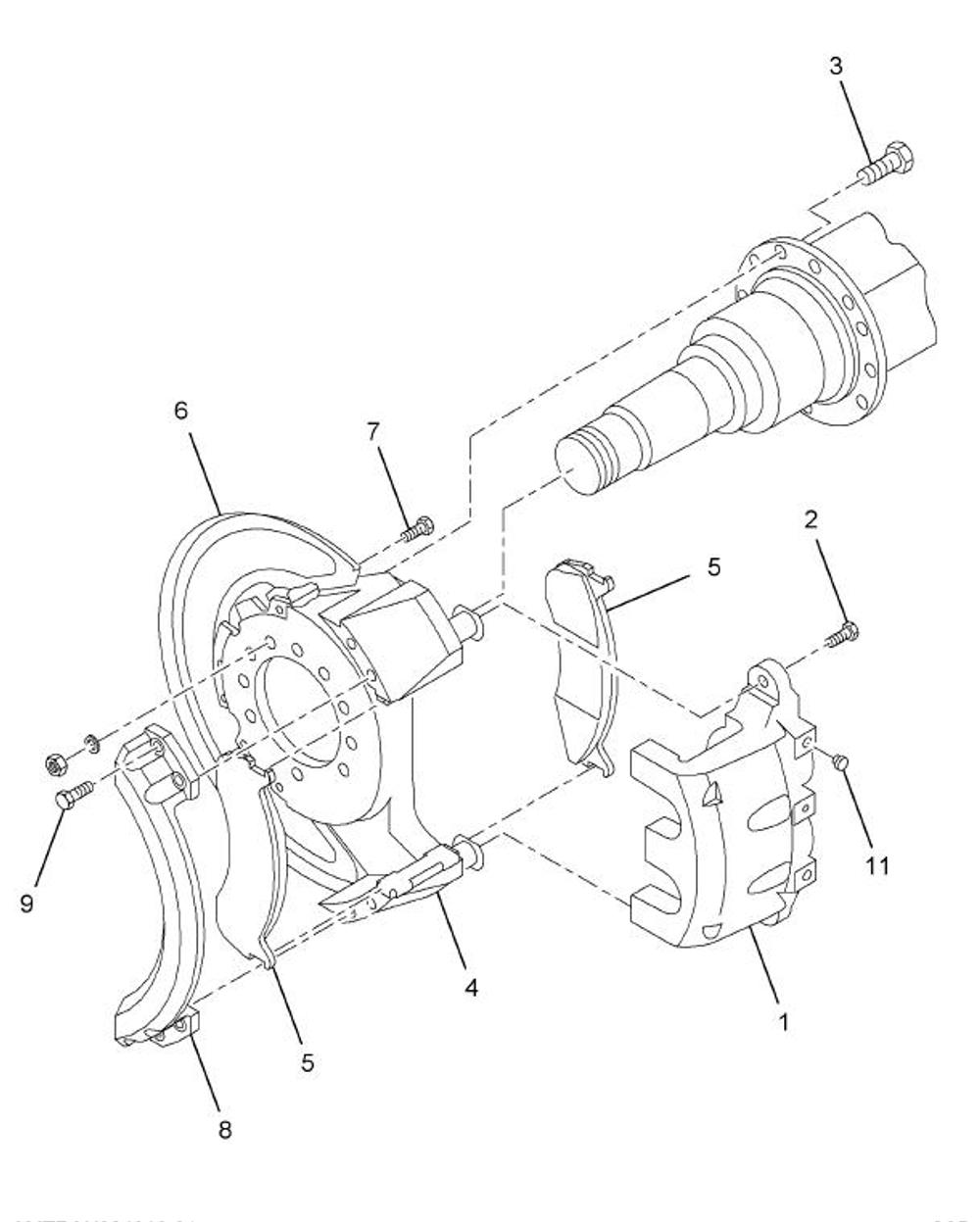 2611392C91 KIT REPAIR CALIPER 73MM made to fit INTERNATIONAL TRUCK