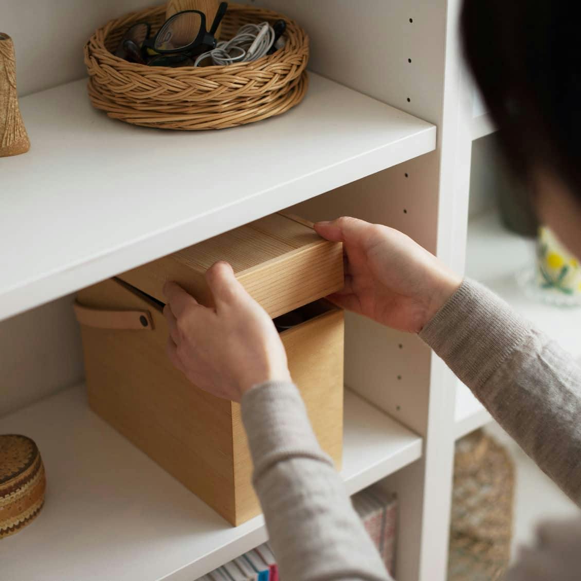 私らしい一日のはじまりに」道具も気持ちも整うメイクボックス - 北欧