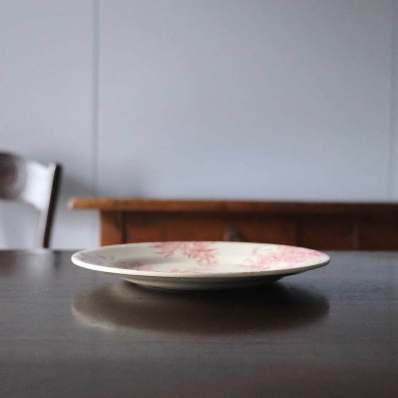 Gien Lilas ジアン リラ 平皿 デザート皿 φ21.3cm フランス