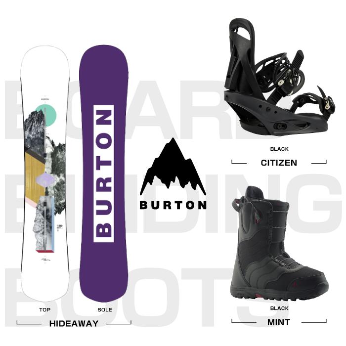 BURTON（バートン） スノーボード - ビンディング - ブーツ 3点セット