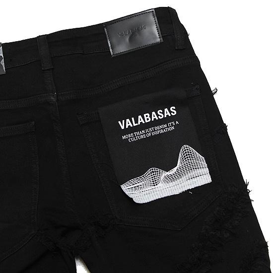 VALABASAS ヴァラバサス フレアデニムパンツ EYEORE STACKED FLARE