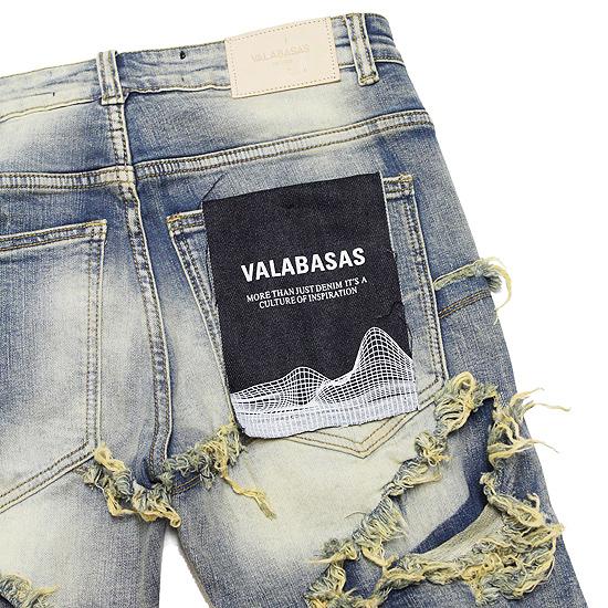 VALABASAS ヴァラバサス フレアデニムパンツ EYEORE STACKED FLARE