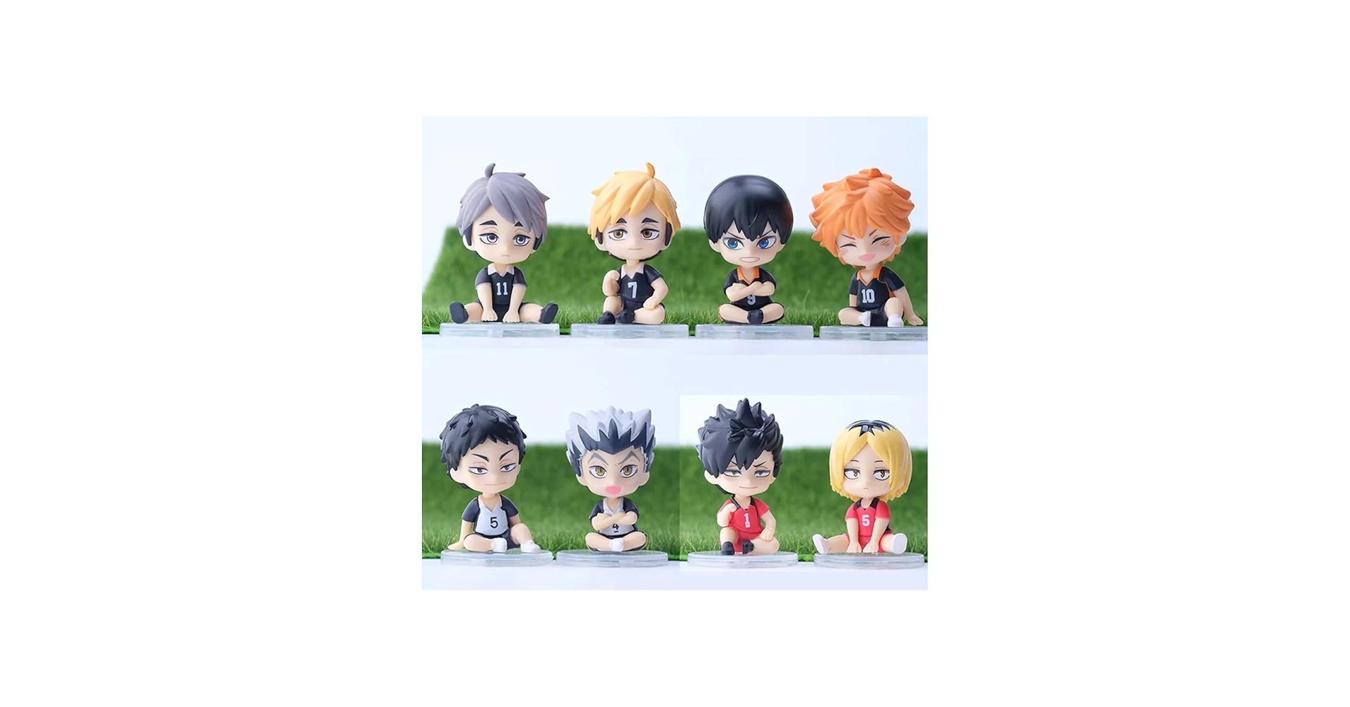 Amazon.co.jp: ハイキュー!! フィギュア 8体 座ってるフィギュア [並行