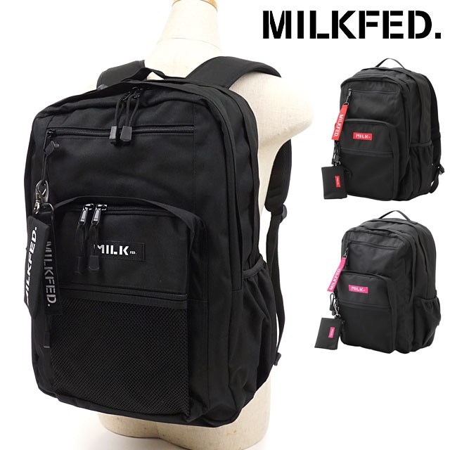 ミルクフェド MILKFED. リュック ダブルジップ バックパック W ZIP