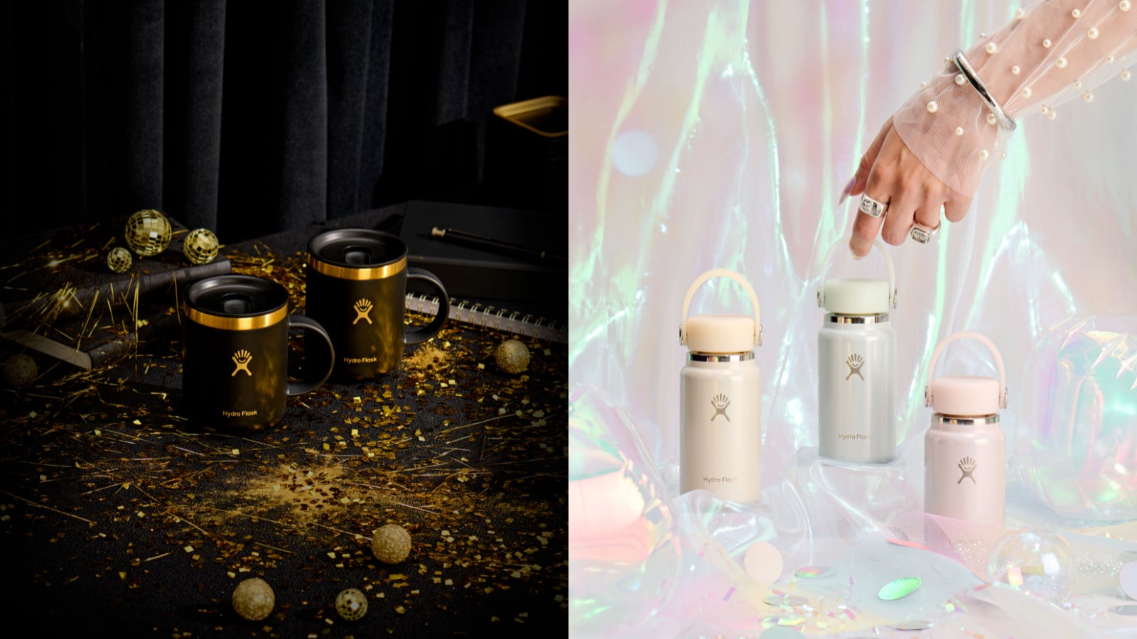 Hydro Flask®、ギフトシーズンを彩る冬限定「SEMI FORMAL」「GLIMMER