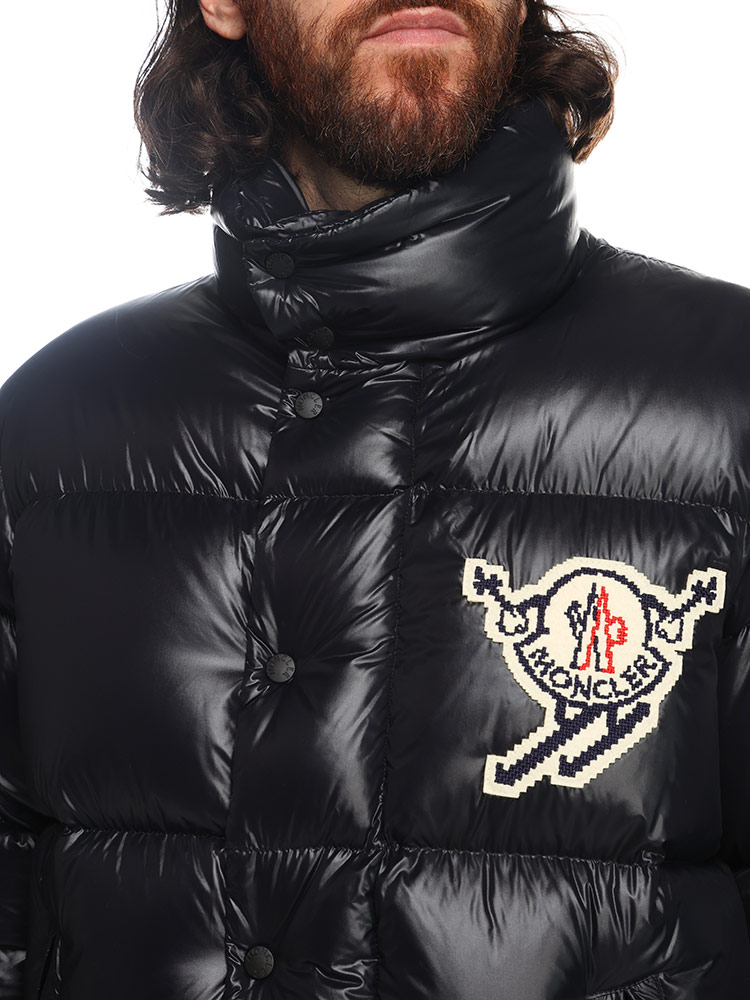 MONCLER (モンクレール) スキーワッペン フルジップ ダウンジャケット