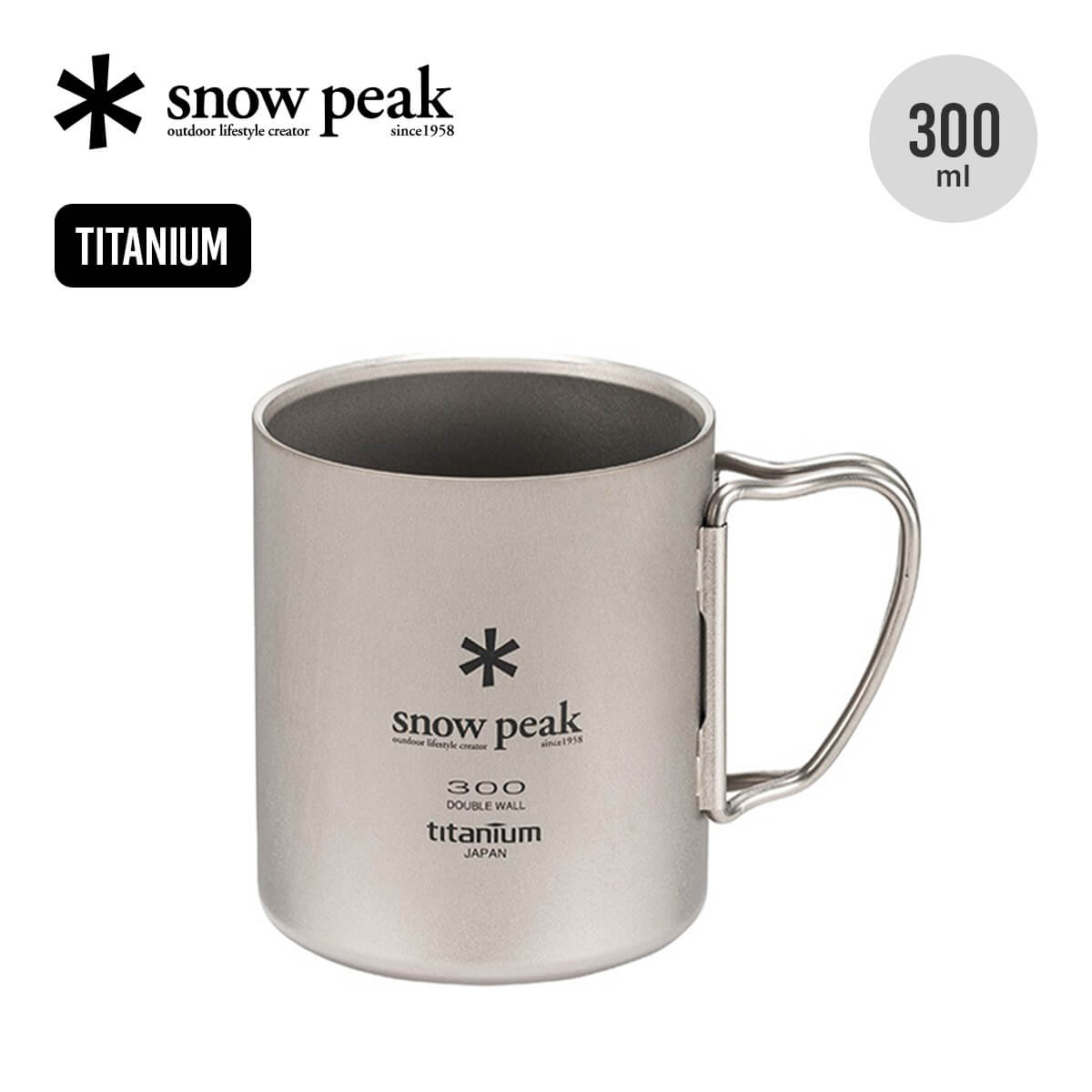 楽天市場】【SALE 10%OFF】スノーピーク チタンダブルマグ 300 snow
