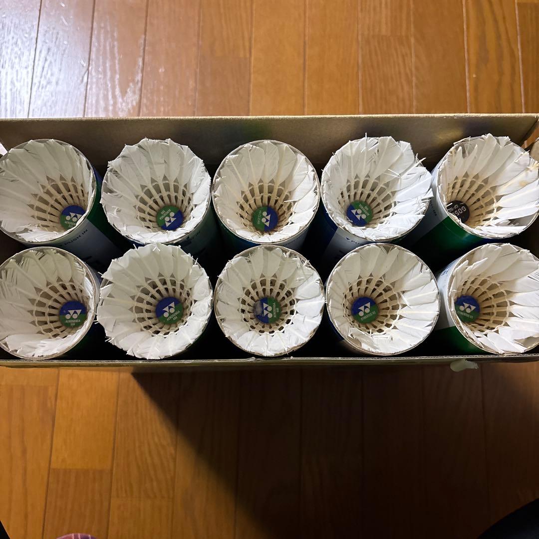 中古バドミントンシャトル 130個 バドミントン 中古シャトル130球 中古シャトル130球 ノック用の通販 by