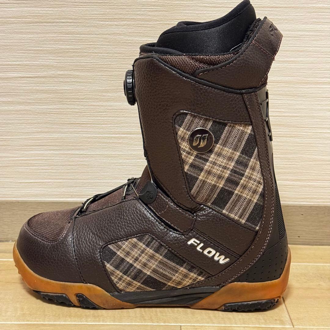FLOW RIVAL スノーボード ブーツ BOA チェック柄 27.0cm