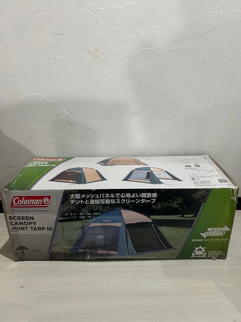 【未開封品】コールマン スクリーンキャノピージョイントタープⅢ Amazon | Coleman(コールマン) タープ スクリーンキャノピージョイント
