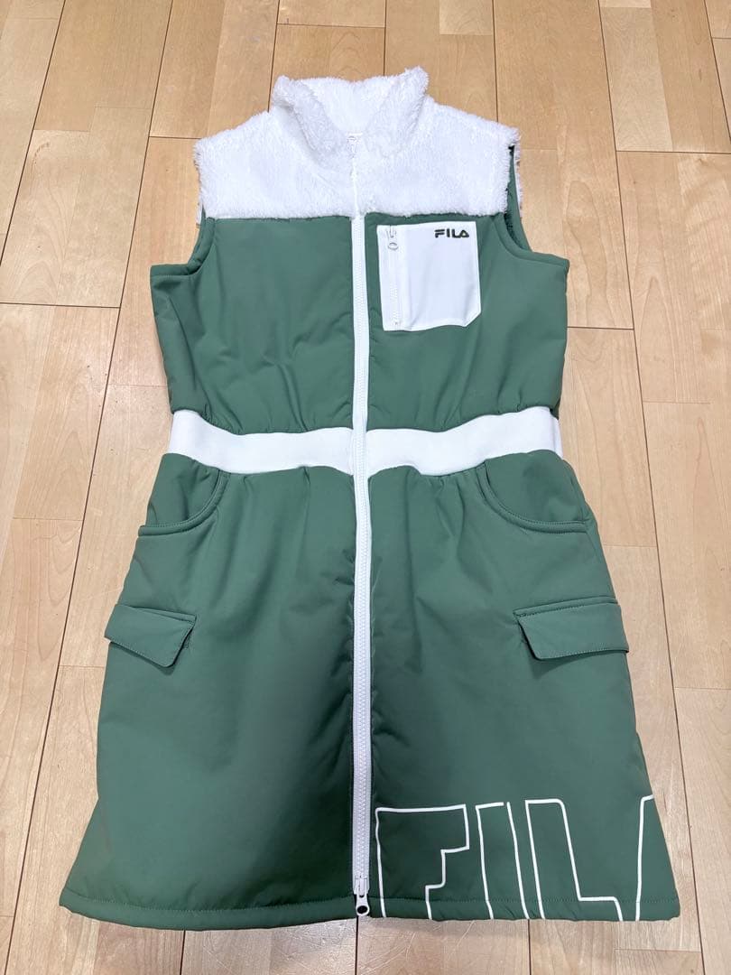 FILA GOLF レディースワンピース L グリーン FILA GOLF ワンピース 「FILA GOLF/フィラゴルフ」レディースモック