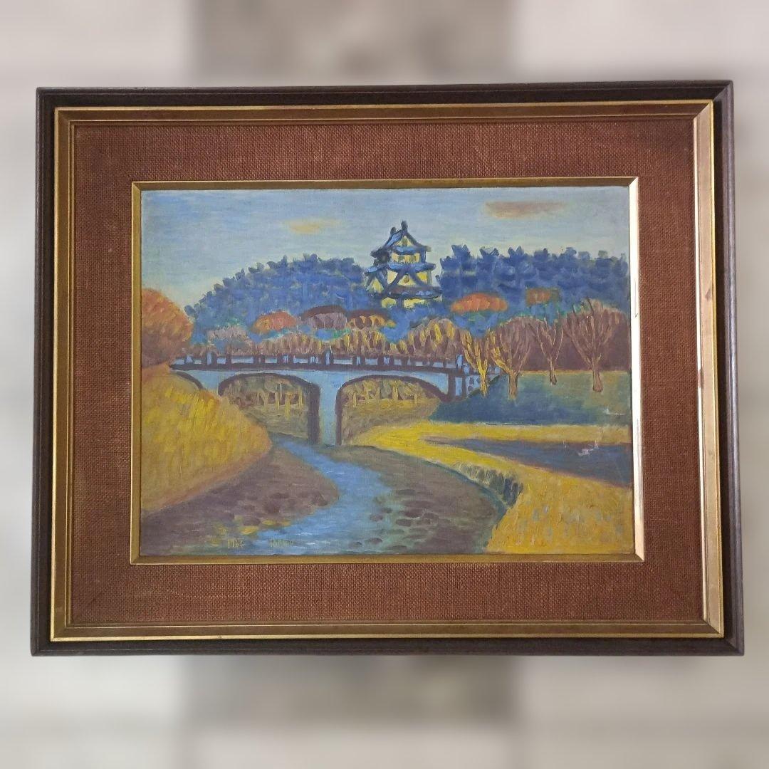 u*c様 4583）油絵P12号「岡崎城」TAKEOのサイン 2026年最新】Yahoo!オークション -尾崎(版画)の中古品・新品・未使用品一覧