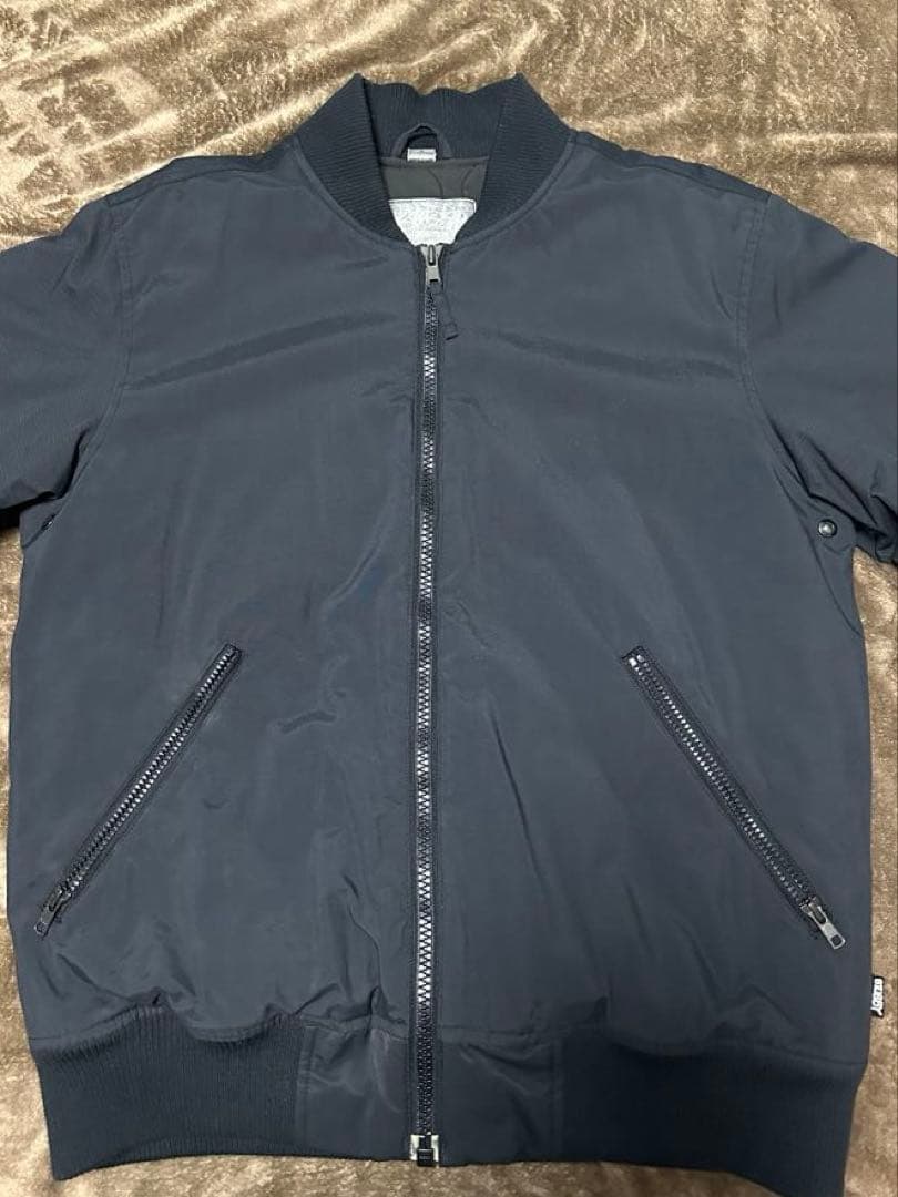 Old Stussy MA-1 ジャケット M ブラック 楽天市場】ステューシー STUSSY ジャケット メンズ MA-1(stussy JKT