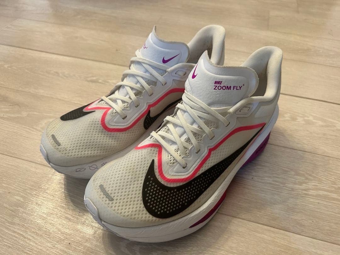 Nike Zoom Fly 6 サイズ27.5cm ホワイト/ブラック/ピンク Nike Zoom Fly 6 サイズ27.5cm ホワイト/ブラック/ピンク-人気ブランド