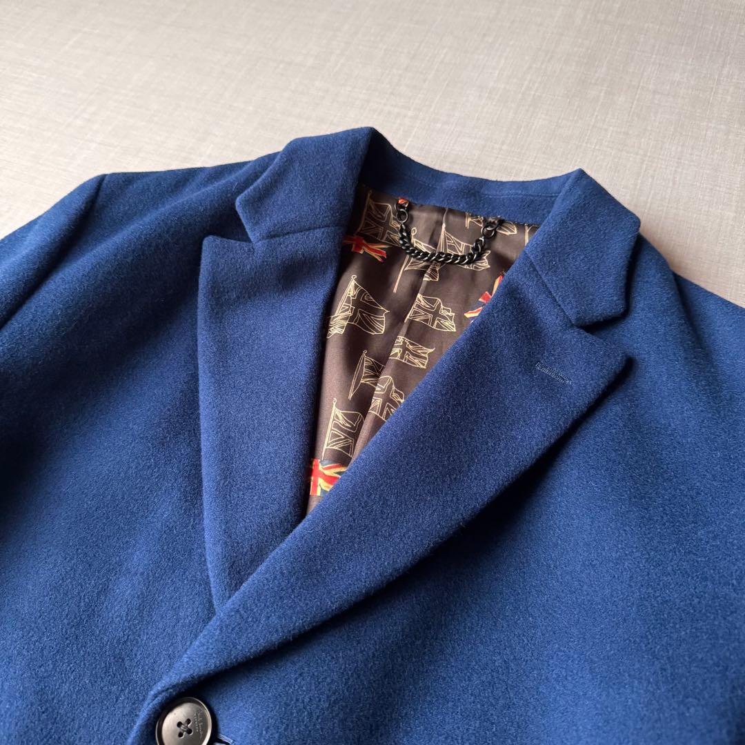 Paul Smith ポールスミス ユニオン チェスターコート ブルー L