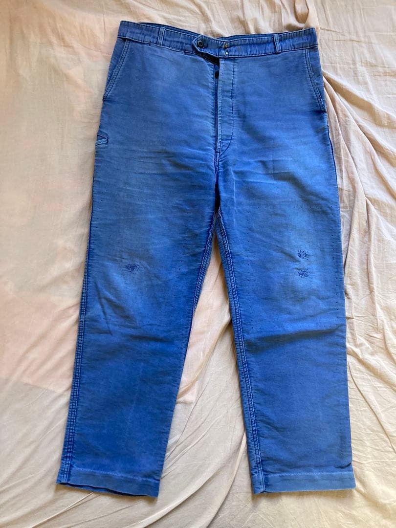 50s 60s フレンチ モールスキンパンツ ワークパンツ 全国通販】DEAD STOCK 50-60s FRENCH WORK
