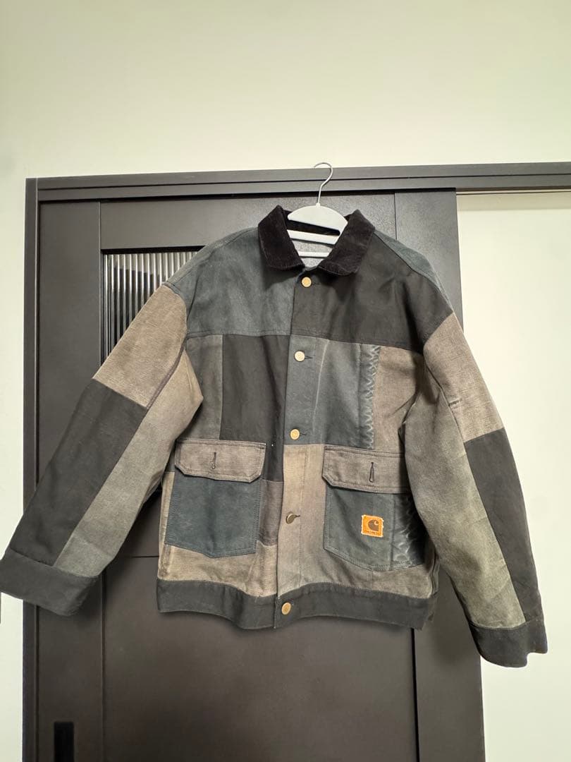 カーハートリビルドジャケット Carhartt-WIPダンビルジャケット-ブラック/ホワイト|URBAN EXCESS。