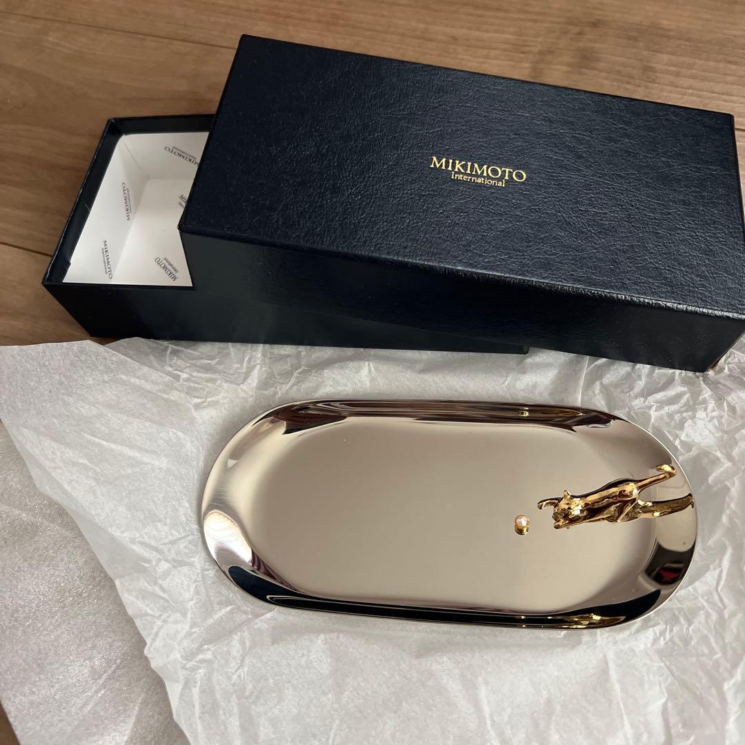 ミキモト　小物置きトレイ 楽天市場】【正規店入荷】【無料ラッピング】【名入れ代込】MIKIMOTO