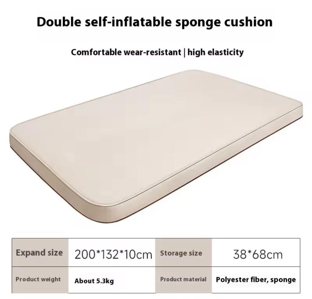 インフレーターマット　ダブルサイズ ダブルとシングル比較！】コールマン「キャンパーインフレーターマット