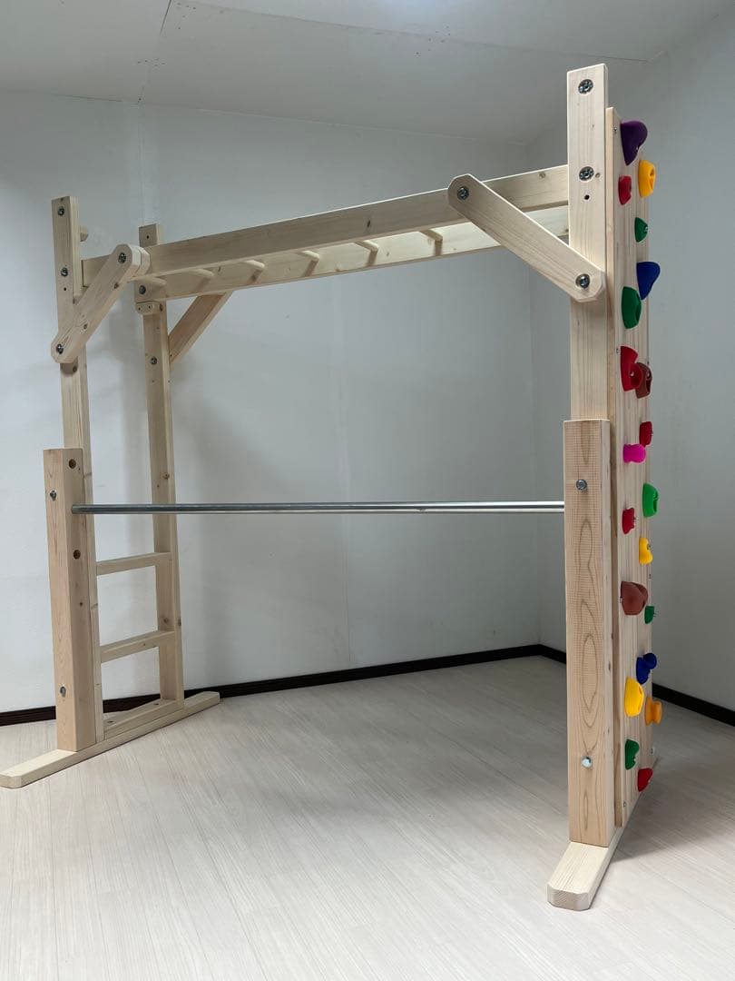 雲梯 室内うんてい 室内 タイプB ボルダリング 鉄棒 - メルカリ