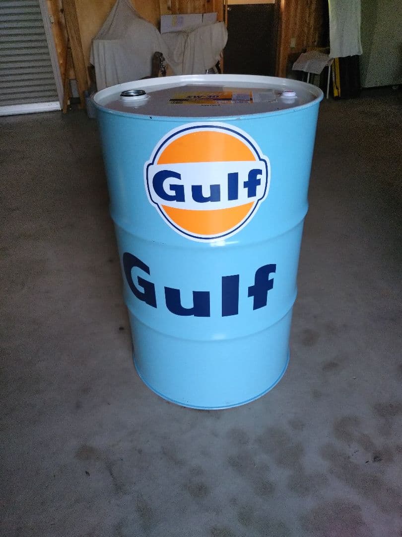 Gulf ロゴ入りドラム缶 水色 楽天市場】 ガルフ : oilstation