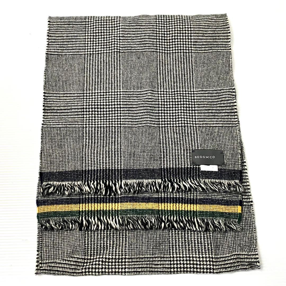 ●BDGG × co スコットランド製 カシミヤ×ウール 定価¥30,000程 カシミヤ スコットランド製 クルーネック ブラック L108370093