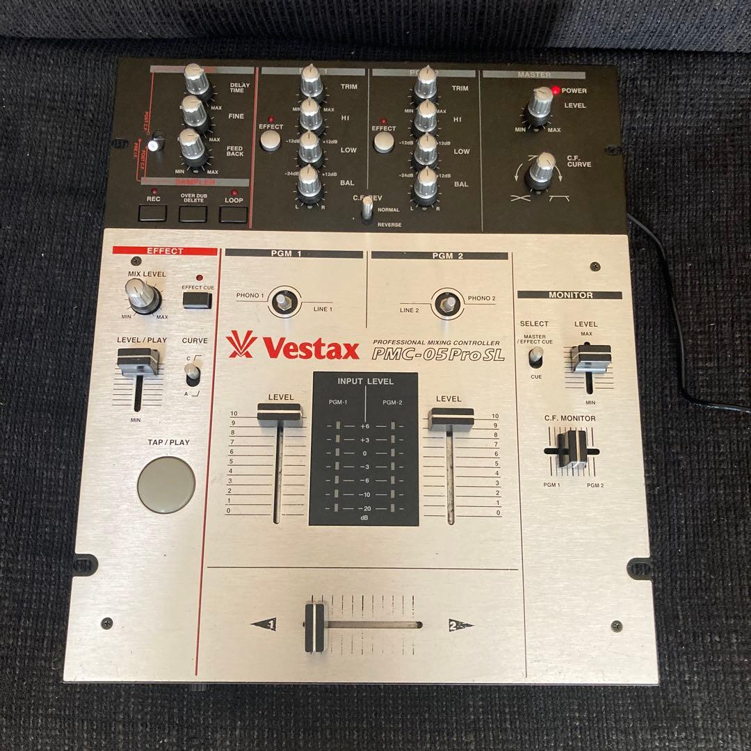 ジャンク品！少しガリあり！ Vestax PMC-05Pro SL DJミキサー Vestax PMC-05 Pro SL VCA DJ Mixer Mixing Controller PMC05PROSL
