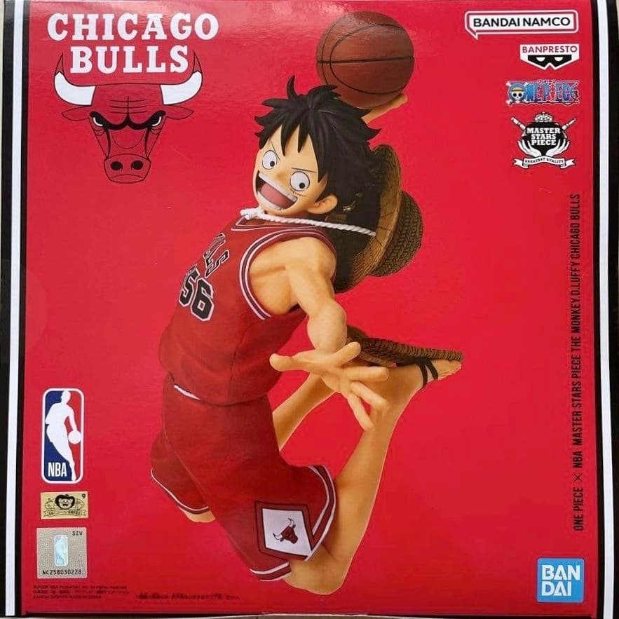 NBA BULLS シカゴブルズ ルフィ フィギュア ワンピースベースショップ